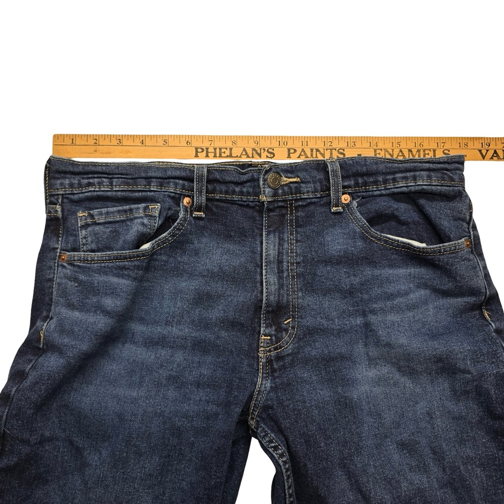 Levi’s Signature Relaxed Fit Stretch Jeans Dark Wash Men’s W34 L30 - Picture 6 of 8